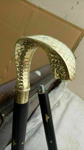 Ancien bouton manche laiton - manche,