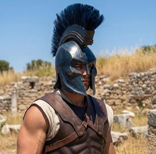 Casque guerrier grec king - guerrier,