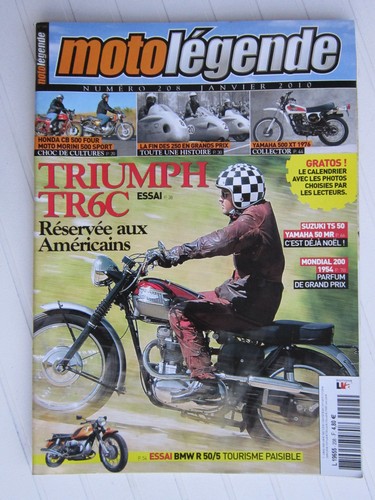 Moto legende 208 - n°, /triumph