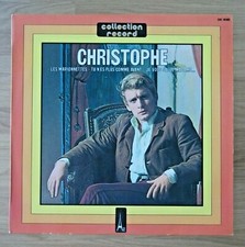 CHRISTOPHE LP disque 33 tours vinyl 1974 collection records ♫