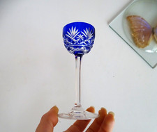 Verre liqueur cristal doublé