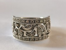 Bague Feuillage Argent Massif