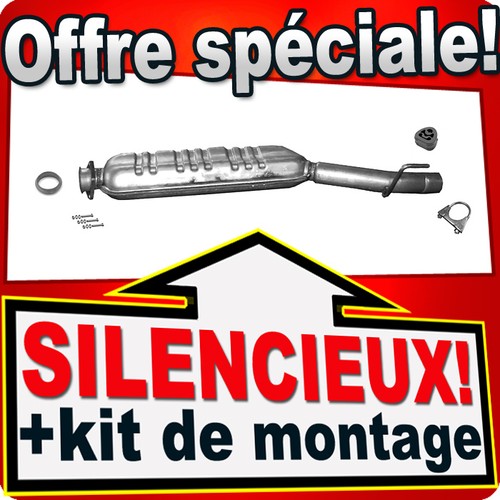Silencieux intermédiaire pour - intermédiaire,