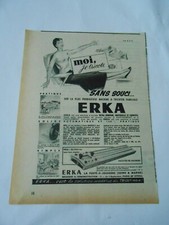 Publicité 1955  ERKA sans souci machine à tricoter familiale