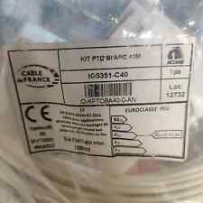 installation fibre optique. kit pto bi apc 40m