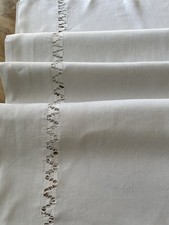 Ancien bord de drap lin/ jours