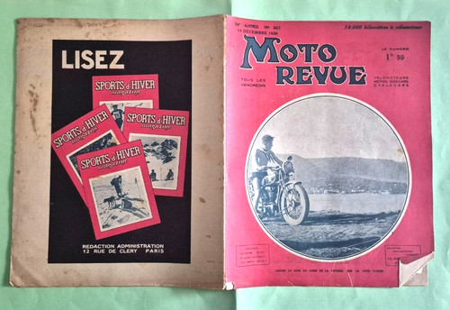 Moto revue 823 12 1938 - revue,