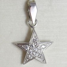 Pendentif en or Blanc 750 18K