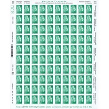 NOUVEAUTE Feuille 100 timbres