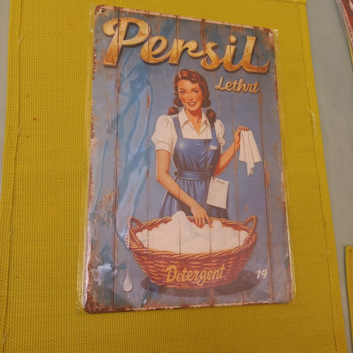 Publicite multicolore persil - multicolore,