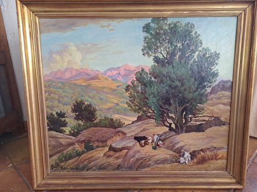 Huile sur toile orientaliste - sur,