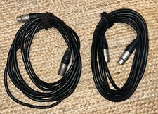 2 CÂBLES  XLR / XLR M/F NEUTRIK SYMÉTRIQUE 5 Mètres