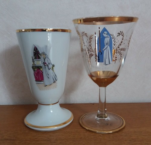 Lot verre ancien - ancien, +
