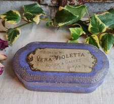 ANCIENNE BOITE POUDRE DE RIZ  ROGER ET GALLET VERA VIOLETTA