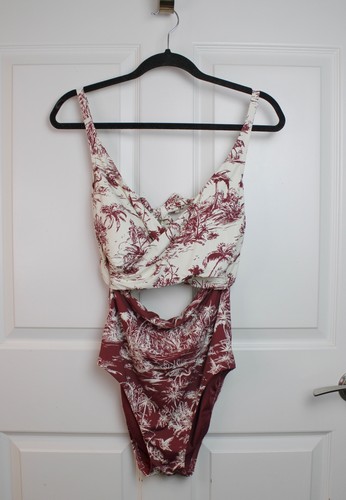 Lands end wrap - monokini, high