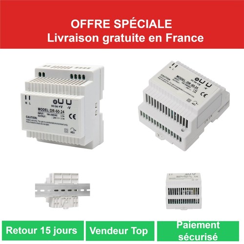 Transformateur din 24v - din, 24v/2.5a