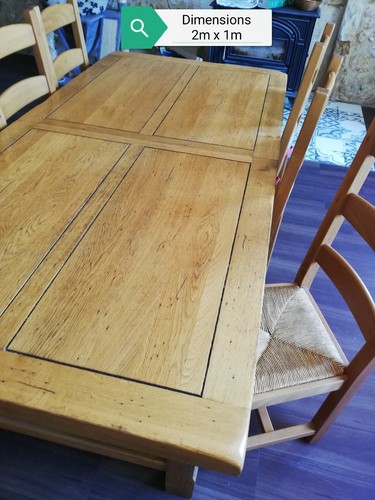 Table bois m - table , x