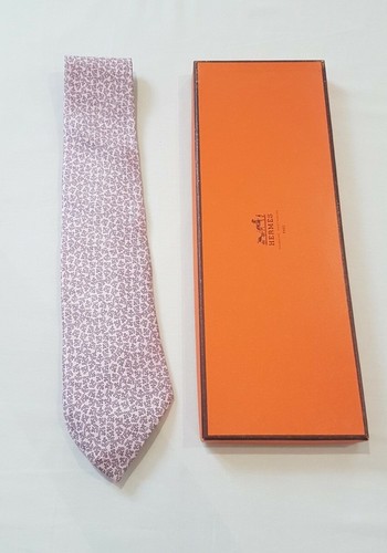 Cravate originale hermès rose - hermÈs,