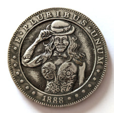 Pièce de monnaie fantaisie-femme-sexy-chapeau-danseuse-cabaret-Saburov- hobo