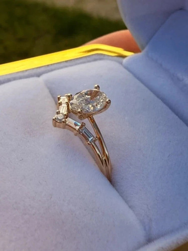 Bague fiançailles en - de,