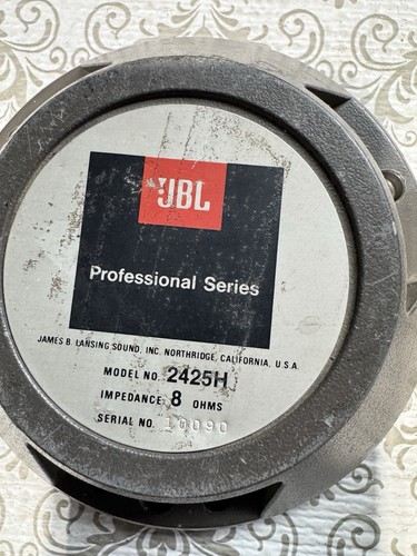 Jbl 2425h ohm compression - 2425h, 8