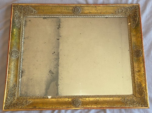 Miroir époque empire bois - miroir,