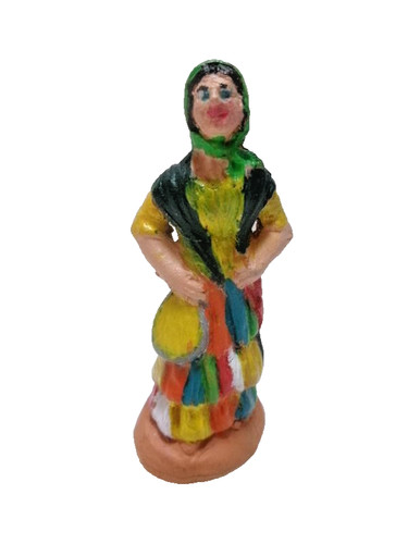 Santon terre cuite gitane - ",