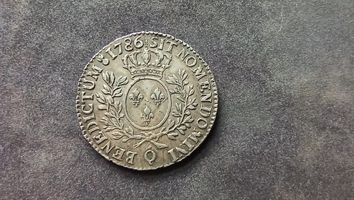 Ecu argent louis xvi 1786 - ecu,