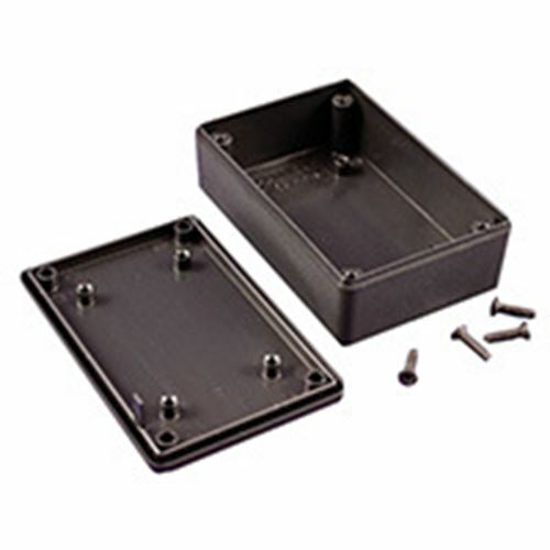 Boite plastique noir l - boite,