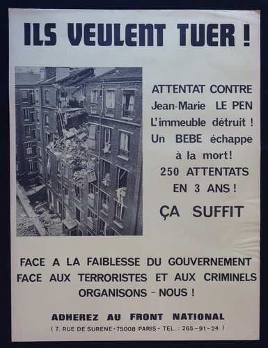 Affiche front national ils - affiche, fn