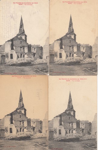 Lot old postcards war - old,