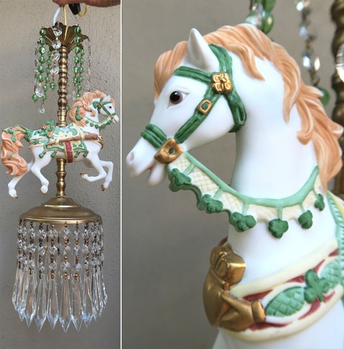 White irish porcelain - irish, horse
