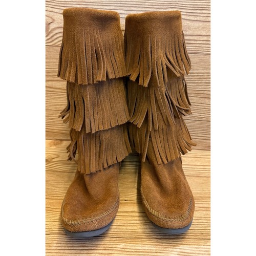 Minnetonka women brown - minnetonka, suede