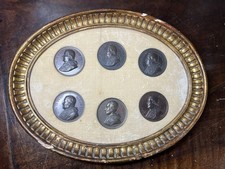 Cadre de 6 Médailles de Papes