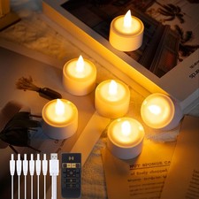 6 Bougies LED Rechargeables