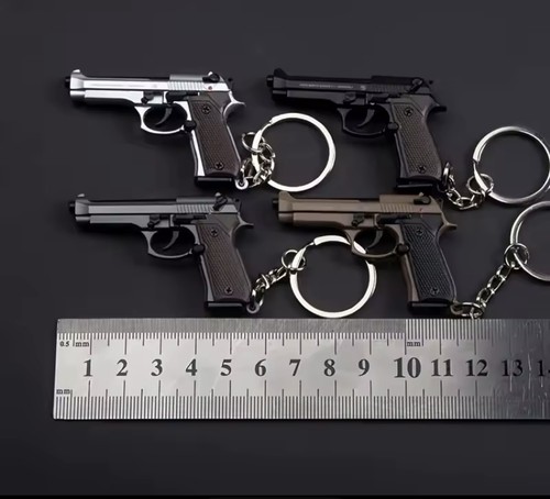 Porte clés miniature pistolet - porte-clés,
