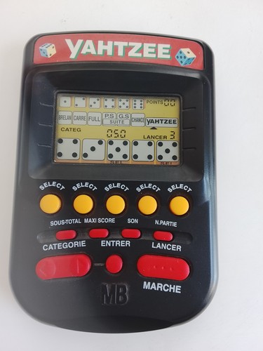Jeu électronique yahtzee - yahtzee,