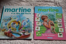 2 livres martine neuf MARTine a la fete des fleurs et un autre martine autoco,,