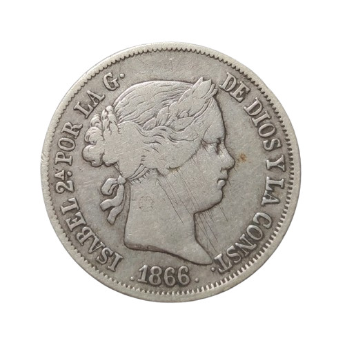 Centimos escudos 1866 - de,