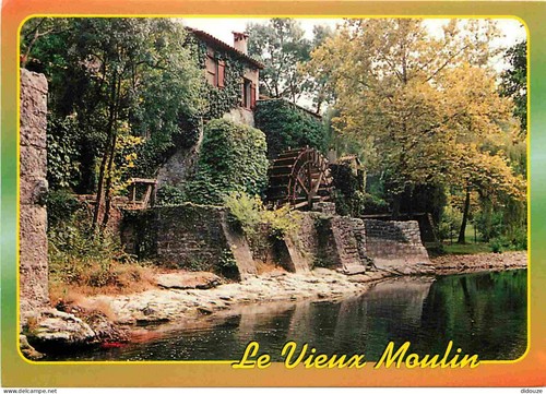 Carte postale moulin à eau - -,