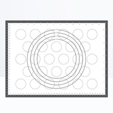 Tapis de boulangerie résistant à la chaleur de la pâte de cuisine en silicone