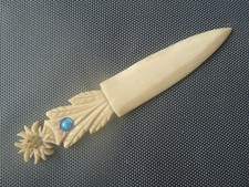 Ancien coupe papier gravé