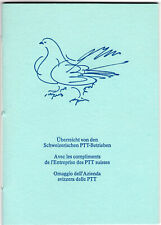 Suisse Ptt Livre Portraitmarken 1972 1979 Avec Sst De Pièce Lucerne 1979