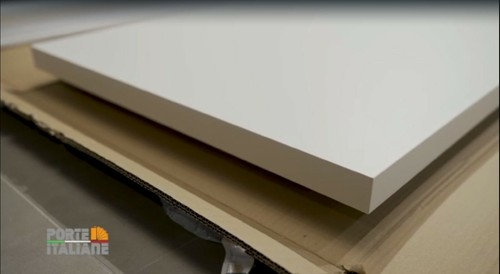 Panneau porte blanc glissant - panneau,