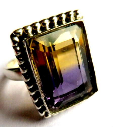 Bague précieuse amétrine - bague,