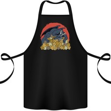 Tablier En Coton Drôle De Jeux De Rôle Dragon RPG 100% Biologique