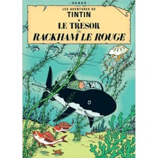 Carte postale album de Tintin: Le trésor de Rackham le Rouge 30080 (10x15cm)