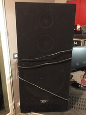 PAIRE D'ENCEINTES Baffles AKAI MODÈLE SR-SF3 VINTAGE SPEAKERS USED Fonctionnent