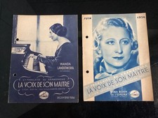 Disques la voix de son maître , petit ,dépliant, catalogue revue