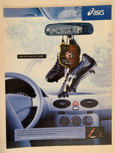 Publicite 2001 asics stade - -,